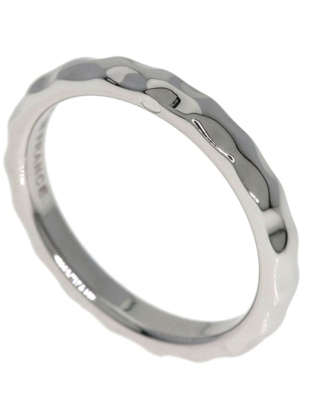 Louis Vuitton Monogram Infini 51 Ring 18k White Gold